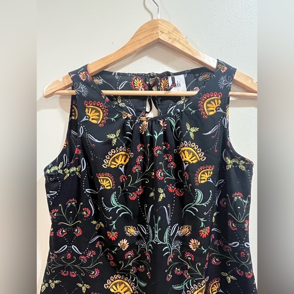 CAbi Black Floral Blouse - Picture 2 of 4